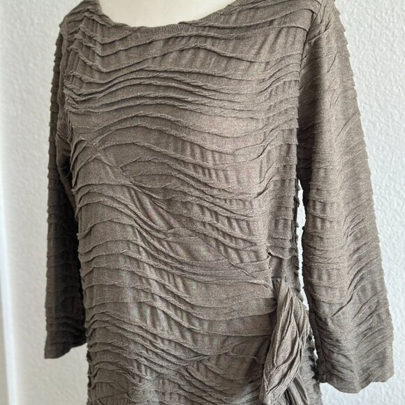 Forever Taupe Textured Knit Dress – Size XL – Long Sleeve - Picture 4 of 8